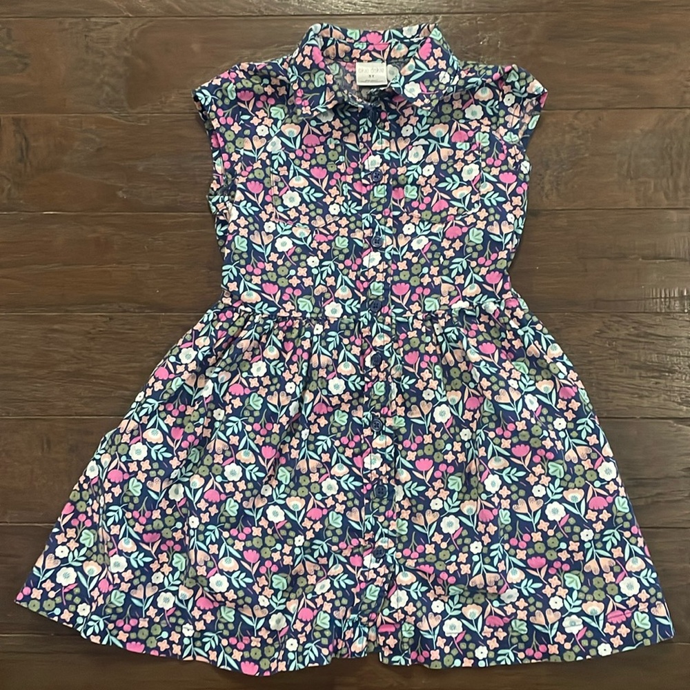 Floral Girls Dress 3T